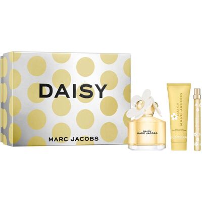 Marc Jacobs Daisy Eau De Toilette for Women and Body Lotion Trio Gift Set 100ml & 10ml & 75ml Marc Jacobs Daisy Eau De Toilette for Women and Body Lotion Trio Gift Set 100ml & 10ml & 75ml