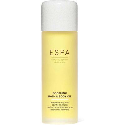 Aceite Corporal y de Baño Calmante de ESPA - Aceite de baño y cuerpo - Relajante, Vegano, 100ml Aceite Corporal y de Baño Calmante de ESPA - Aceite de baño y cuerpo - Relajante, Vegano, 100ml