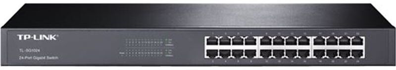 Tplink tl-sg1024 switch tp-link 24 puertos gigalan 10/100/1000 montaje en rack 19''