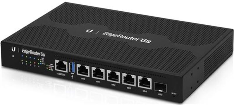 Ubiquiti er-6p router edge 5xethernet gigabit+1xethernet gi