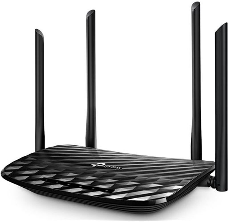 Tp-link archer c6 v3.20 router inalámbrico archer c6 v2 1200mbps/ 2.4ghz 5ghz/ 5 antenas/ w