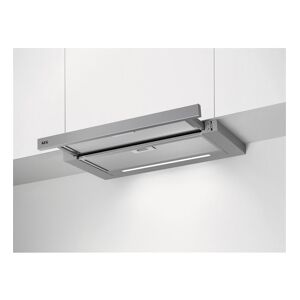 AEG dpe5660m campana extraíble «edge» de 60 cm de la serie 6000 con panel frontal incluido control mecánico 3 niveles de potenci