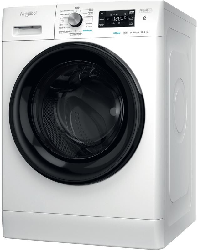 Whirlpool ffwdb864369bvsp lavadora/secadora.carga frontal 8+6kg ffwdb 864369