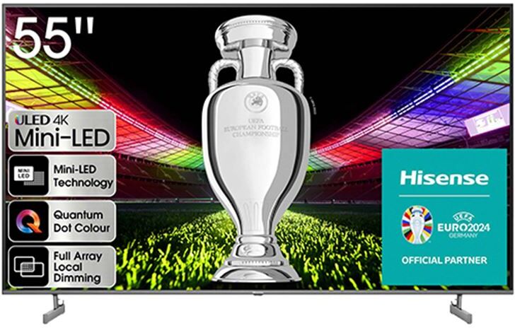 Hisense +29038 #14 55u6kq televisor mini-led smart tv 55'' uhd 4k hdr