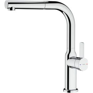 Teka 116020017 oval 938 grifo de cocina monomando extraíble con cuerpo ovalado