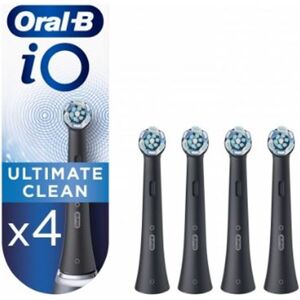 Oralb iocb_4ffs_b oral-b io ultimate clean black cabezales de recambio pack de 4 unidades