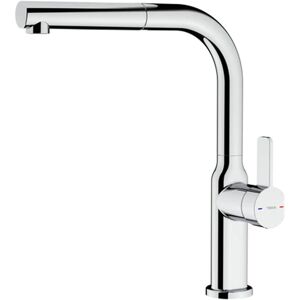 Teka 116020017 oval 938 grifo de cocina monomando extraíble con cuerpo ovalado