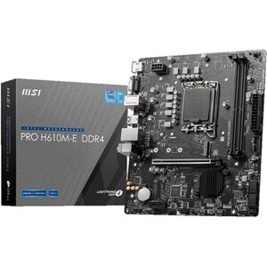 MSI pb21271280 placa base pro h610m-e d4 1700 matx 2xddr4