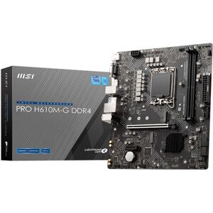 MSI a0050602 placa base 1700 pro h610m-g ddr5 m-atx/2xddr4/4xsata6/