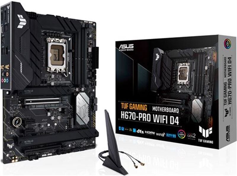 Asus pb01as338 placa base tuf gaming h670-pro wifi d4