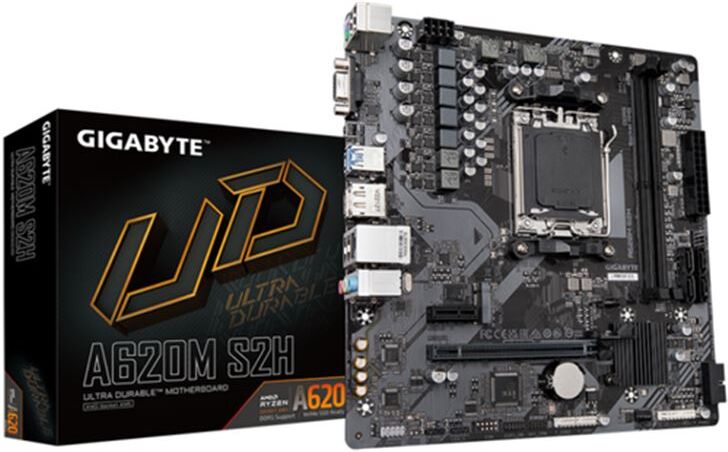 Gigabyte pb11154531 placa base a620m s2h am5 matx 2xddr5