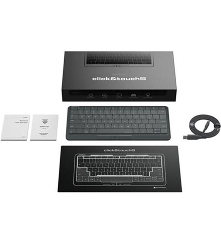 Informatica a0037519 teclado mac/w prestigio-clevetura wireless click touch 2