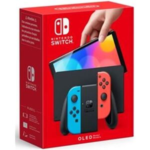 Nintendo 10007455 consola switch oled 7'' joy-con 64 gb azul y rojo neón