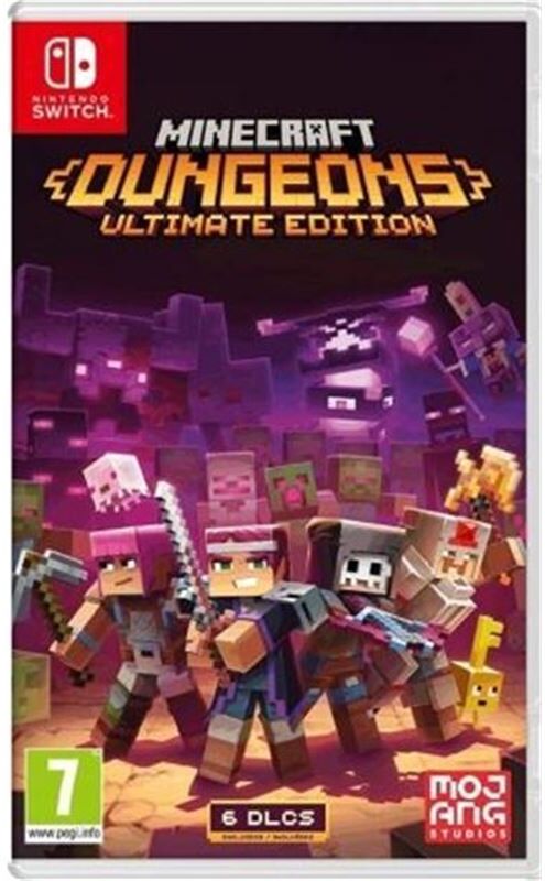 Nintendo 10008748 juego para consola switch minecraft dungeons: ultimate edition