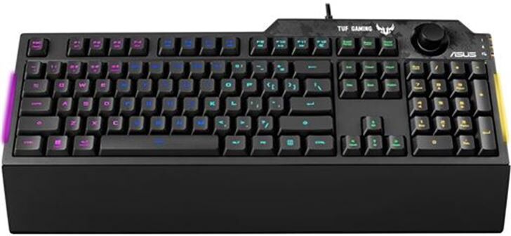 Asus 90mp01x0-bksa00 teclado tuf gaming k1 teclados