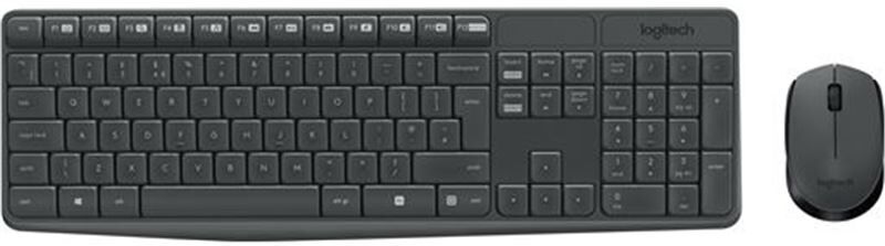 Logitech 920_007919 kit teclado mã¡s ratã³n inalã¡mbricos mk235 log