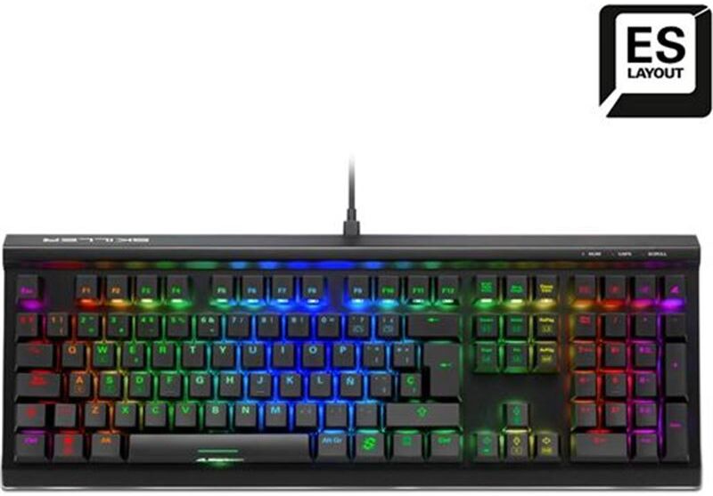 Informatica tc01s808 teclado sharkoon mecanico skiller sgk60 - kailh red