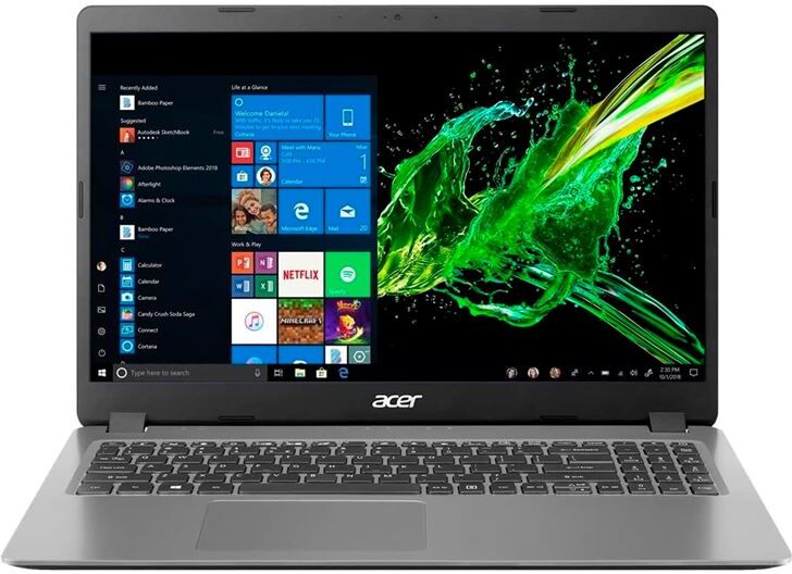 Acer +28730 #14 aspire 3 shale black / 15.6'' full hd / intel core i5-1035g1 / 8gb ddr4 / 256gb m2 nvme / windows nx.hs5eb.01r