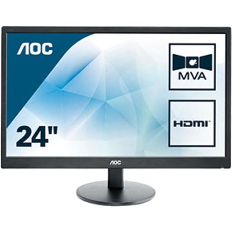 AOC m2470swh monitor led multimedia - 23.6''/59.9cm - mva - 1920x1080 full h