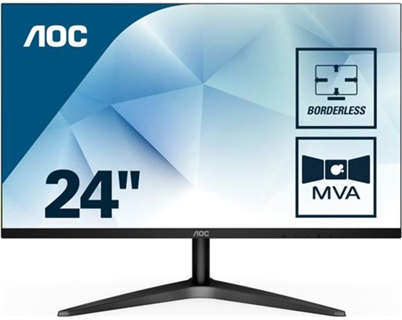 AOC 24b1h monitor led - 23.6''/59.9cm - 1920*1080 - 60hz - 16:9 - 250cd/m2 -