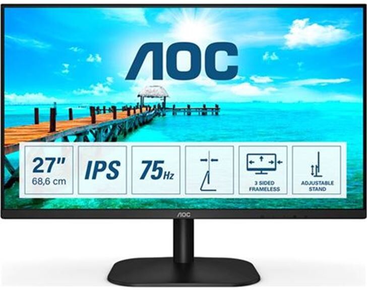 AOC infmo27ao04 b2 27b2da led display 68 6 cm (27'') 1920 x 1080 pixeles full hd negro mn5403145