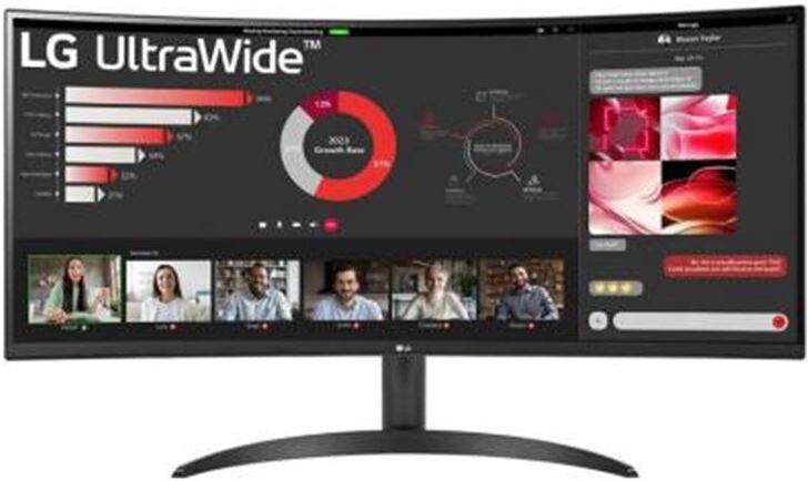 Lg mn5513340 34wr50qc-b.aeu computer monitor 34'' hd negro