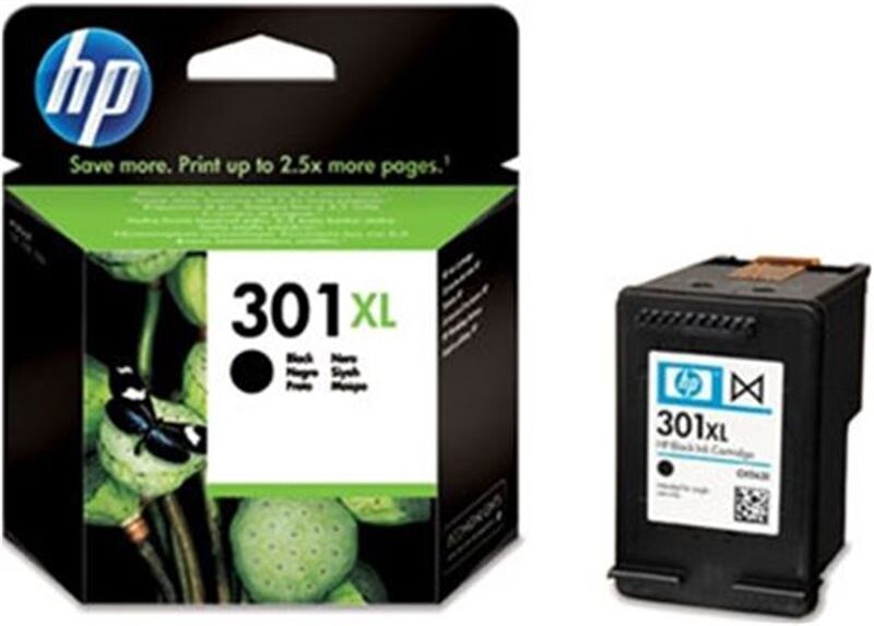 Hewlett ch563ee tinta negra hp 301 xl 1050/2050/3050 hew