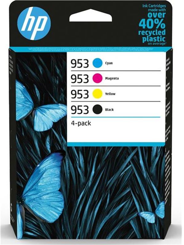 HP 6zc69ae cartucho de tinta original nº953 multipack/ cian/ magenta/ amarillo/ neg