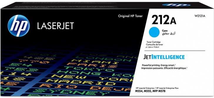 Hewlett cs4235667 hp 212a cyan original laserjet toner cartridge