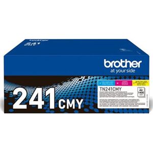 Brother cs42137727 t¾ner original tn241cmy multipack/ cian/ magenta/ am