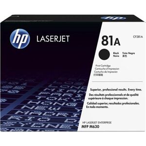 Hewlett cs4235457 hp 81a black original laserjet toner cartridge