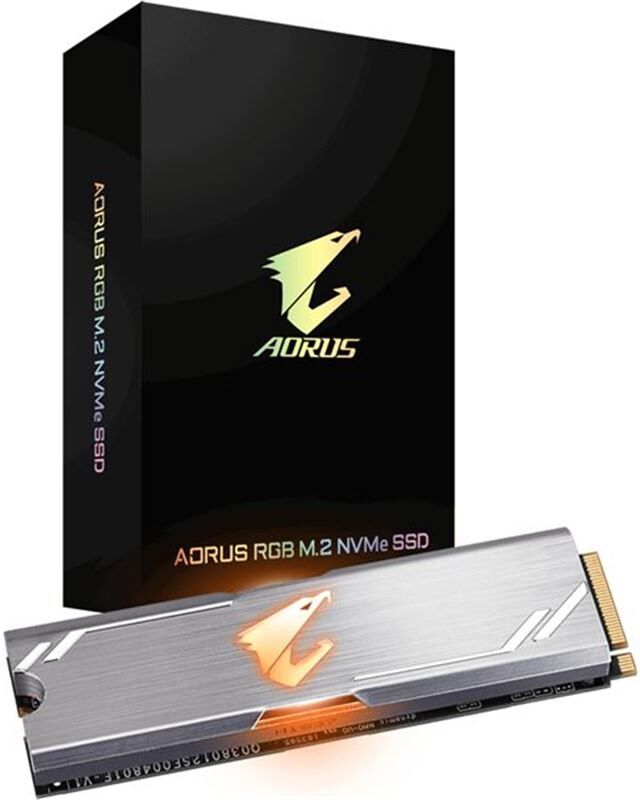 Gigabyte gp-asm2ne2512gttdr gp-asm2ne2512gt disco duro m2 ssd 512gb aorus rgb nvme 2280