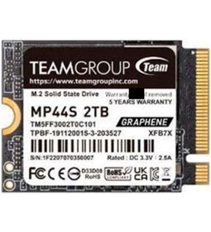 Informatica a0048760 disco duro m.2 teamgroup ssd pci-e 4.0 gen4x4 2tb