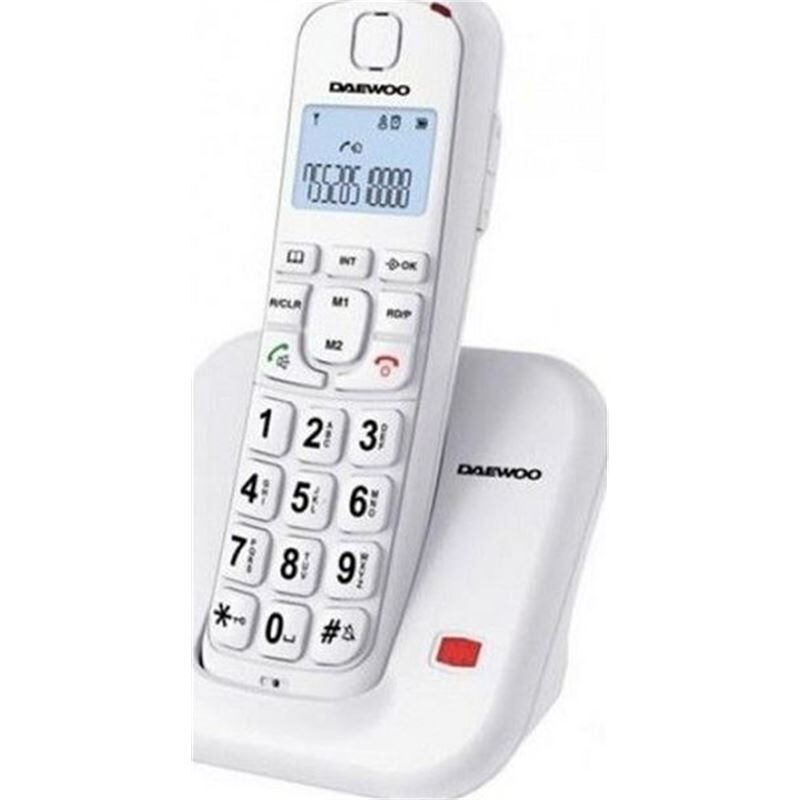 Daewoo dw0082 télefono inalámbrico dtd7200b negro telefonía doméstica