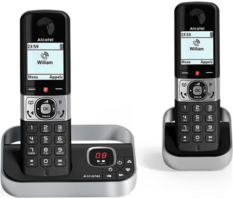 Alcatel tf02323100 telefono fijo f890 voice duo eu negro