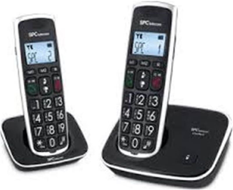 Telecom 7609n pack 2 dect (teclas grandes) telefonía doméstica 8436542850247