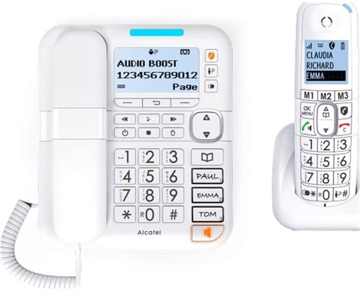 Alcatel tf02323142 telefono xl785 combo white