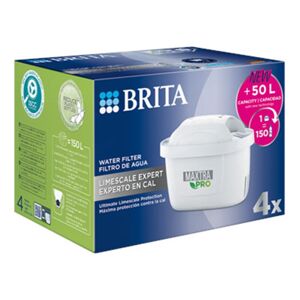 Brita 1050823 filtro maxtra pro experto en cal - pack de 4 unidades