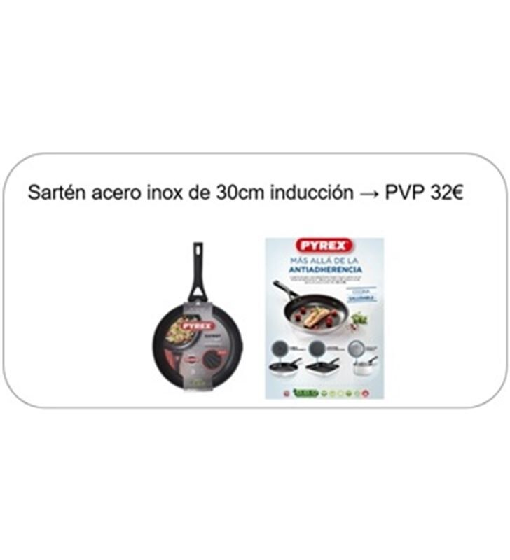 Pyrex promowhsar sartén antiadherente de 30 cm