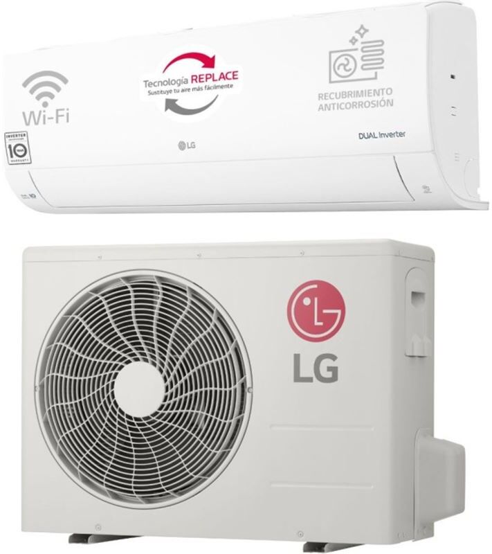 Lg 12replace_set aire acondicionado 012replace 3010 frig/h y 3440 kcal/h a++/a++ inverter