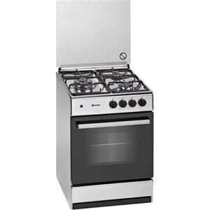 Meireles g540x cocina gas 3 zonas acero inoxidable gas butano