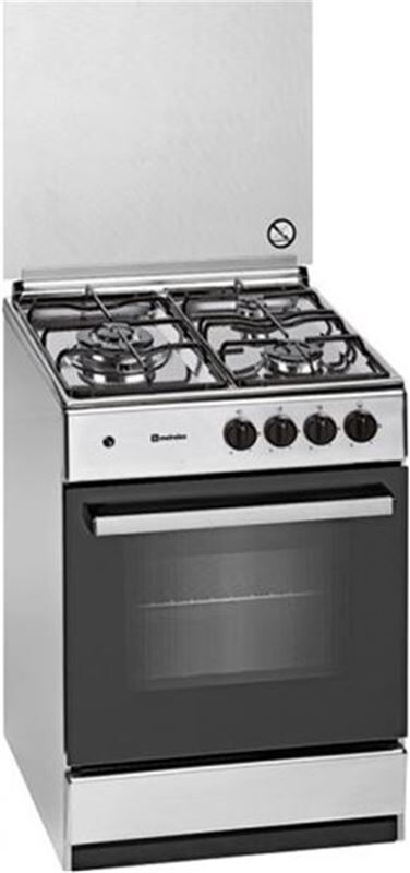 Meireles g540x cocina gas 3 zonas acero inoxidable gas butano