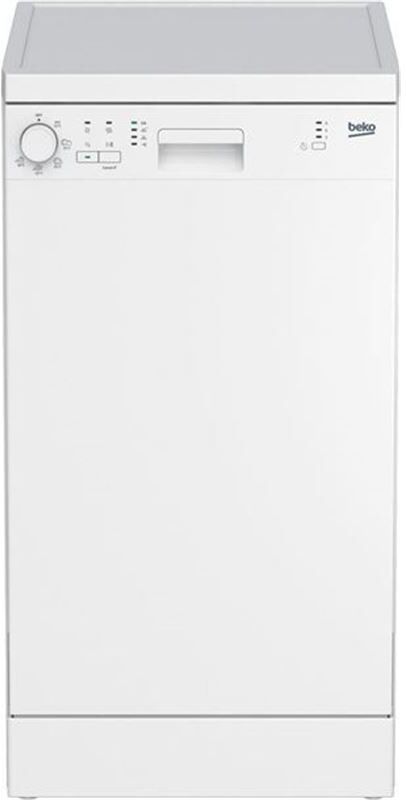 Beko dfs05013w lavavajillas , 45 cm de ancho, color blanco