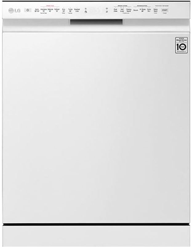 Lg df222fws lavavajillas carga frontal blanco e lavavajillas