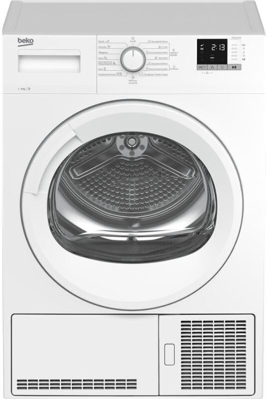 Beko du 9112 ga0 secadora condensación / b / 9kg / display digital / inicio diferido 0-24h / puerta transparente / antiarrugas /