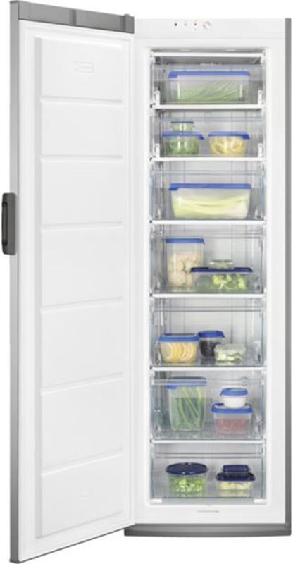 Zanussi zuan28fx congelador vertical inox a+ (1860x595x635)