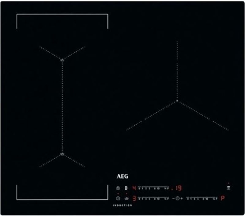 AEG iae63421cb vitrocerámica inducción 3 zonas 60 cm