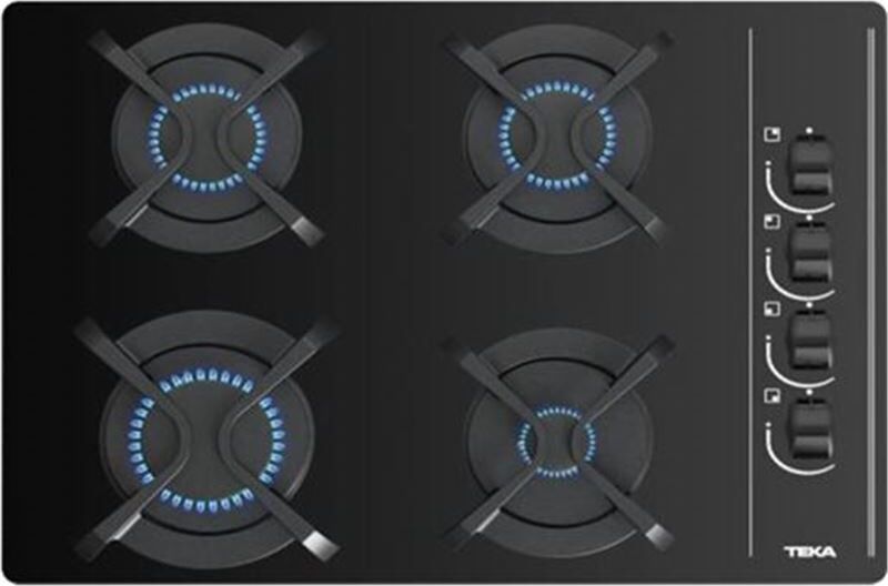 Teka 112580003 placa cristal-gas gbc64003kbn 4f 60cm natural