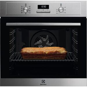 Electrolux eof3h54x horno surroundcook de 9 funciones de gran capacidad con pantalla led blanca y mandos escamoteables puerta de