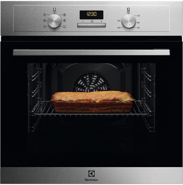 Electrolux eoh3h00bx horno multifunción serie 300 convection con aqua clean clase a